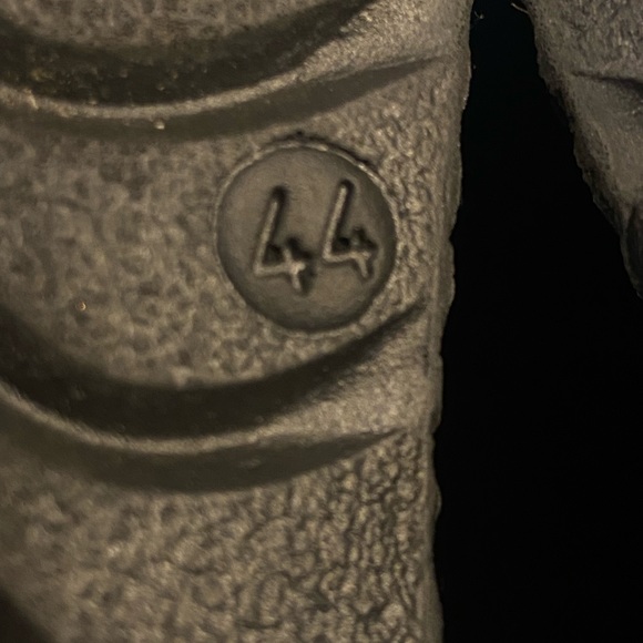 Reiker Men’s Black Leather Ankle Shearling lined Boots size 10.5 / 44 - Picture 6 of 7